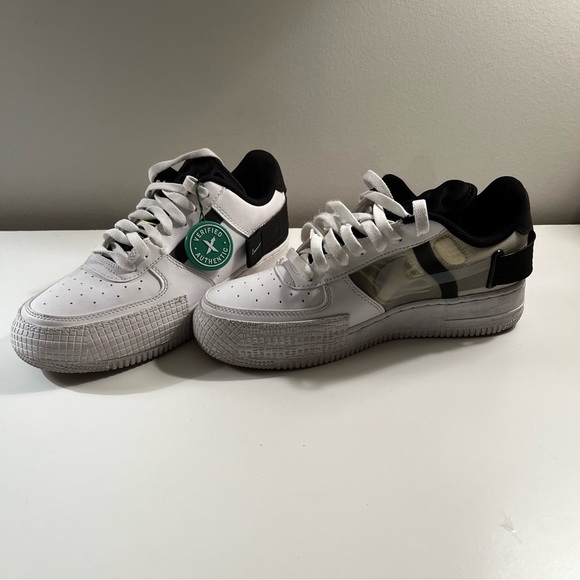 Air Force 1 Type GS 'White Black Volt size 6.5 - Picture 7 of 10